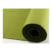 Plain Acrylic Felt Fabric Mini Roll 5m Sage Green