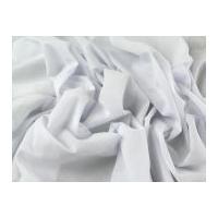 plain cotton voile dress fabric white