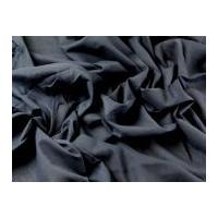 Plain Cotton Voile Dress Fabric Navy Blue