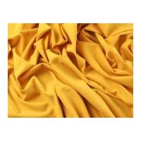 Plain Polyester, Viscose & Spandex Stretch Suiting Dress Fabric Mustard Yellow