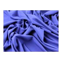 Plain Polyester, Viscose & Spandex Stretch Suiting Dress Fabric Royal Blue
