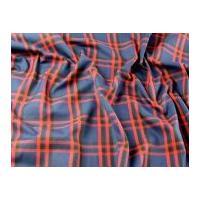 plaid check polyester viscose tartan suiting dress fabric navy red bla ...