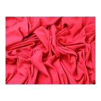 Plain Cotton Interlock Stretch Jersey Dress Fabric Red