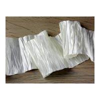 Plisse Satin Pleated Textured Ri...