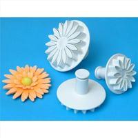 plunger cutters 3pkg veined sunflower daisy gerbera 344380