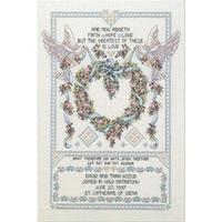 platinum collection wedding doves counted cross stitch kit 230517