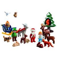 playmobil 5497 christmas advent calendar 123 animals in the forest