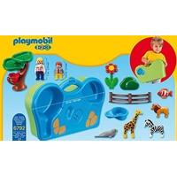 Playmobil 6792 1.2.3 Take Along Zoo and Aquarium - Multi-Coloured