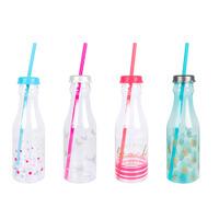 Plastic Bottle and Straw