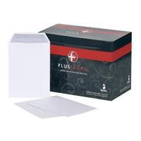 Plus Fabric Envelopes Pocket Press Seal 110gm2 C5 White 1 x Pack of