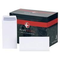 Plus Fabric Envelopes Pocket Press Seal 110gm2 DL 220mm x 110mm White