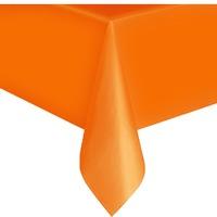Plastic Party Table Cover Orange