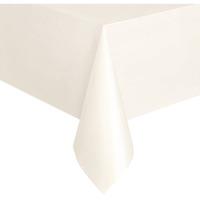 Plastic Party Table Cover White