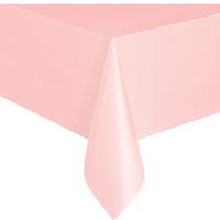 Plastic Party Table Cover Pale Pink