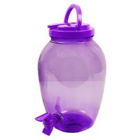 Plastic Drinks Dispenser - Purple