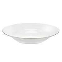 Platinum or Gold Rim Royal Worcester Serendipity Dinner Service Soup Plates (4)