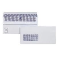 Plus Fabric DL Window Envelopes 110gsm Self Seal White Pack of 250