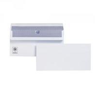 Plus Fabric DL Envelopes 110gsm Self Seal White Pack of 500 H25470