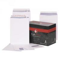 Plus Fabric Envelope 120gsm Peel and Seal C4 White Pack of 250 K26739