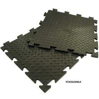 Plastex Chex Checker Plate Tile, Pack of 16 500x500