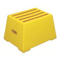 plastic safety step 1 tread yellow 325094