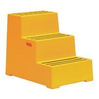 plastic safety step 3 step yellow 325100