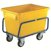 Plastic Container Truck 1040X700X860mm Yellow 326056