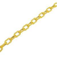 Plastic 6mm Yellow Chain 360072