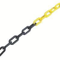 plastic chain 8mm black yellow 371450