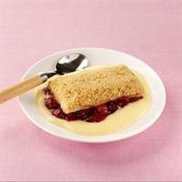 Plum & Cherry Crumble