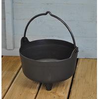 Plastic Cauldron Shaped Planter by Garland