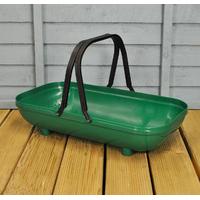 plastic colander trug in green by garland