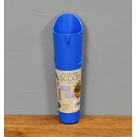 plastic pet food garden scoop in blue by garland