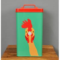 Plucky Chicken Food Tin Storage Container by Burgon & Ball
