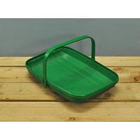 plastic garden trug in green by gardman