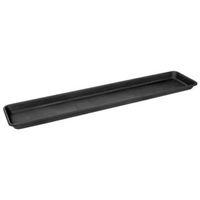 plastic black trough tray l56cm