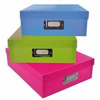 Playbox - Storage Boxes - 30 x 23 x 8cm - 3 Pcs