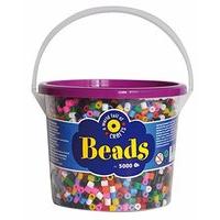 Playbox - Beads In Bucket (10 Colour Mix) - 5000 Pcs
