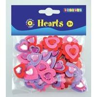 Playbox - Hearts (self -adhesive) - 36 Pcs