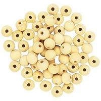 Playbox - Wooden Beads (unpain Ted) (round) - ? 10mm - 100 P