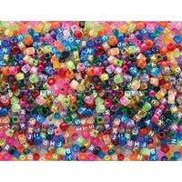 Playbox - Plastic Beads (kongo & Letters) - 1000 Pcs