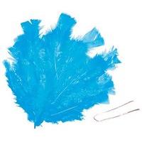 Playbox - Easter Feathers W/ Wire (turquoise) - 48 Pcs - (pbx2470592)