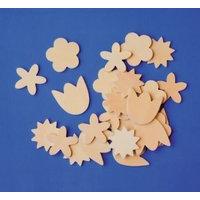 Playbox - Wooden Flowers - 100 Pcs