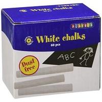 Playbox - White Chalks, 60 Pcs