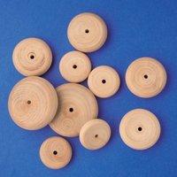 Playbox - Wooden Wheels - 50 x 12mm - 50 Pcs