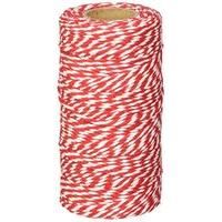 Playbox - Cotton Twine, Red & White, 100 Mtrs x 2mm