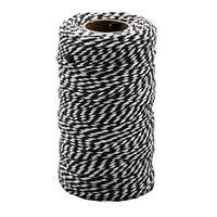 Playbox - Cotton Twine, Black & White, 100 Mtrs x 2mm