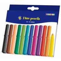 Playbox 125/ 15mm Thick Fibre Pens (12 Pieces)