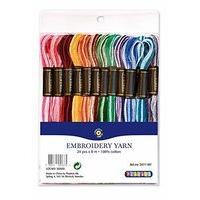 playbox melange embroidery y arn mixed colours 24 x 8 mtr