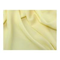 Plain Chiffon Dress Fabric Lemon Yellow